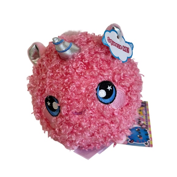 Squeezamals Ursula Unicorn Series 3 Small Plush Toy 3.5” 2019 - Picture 11 of 11
